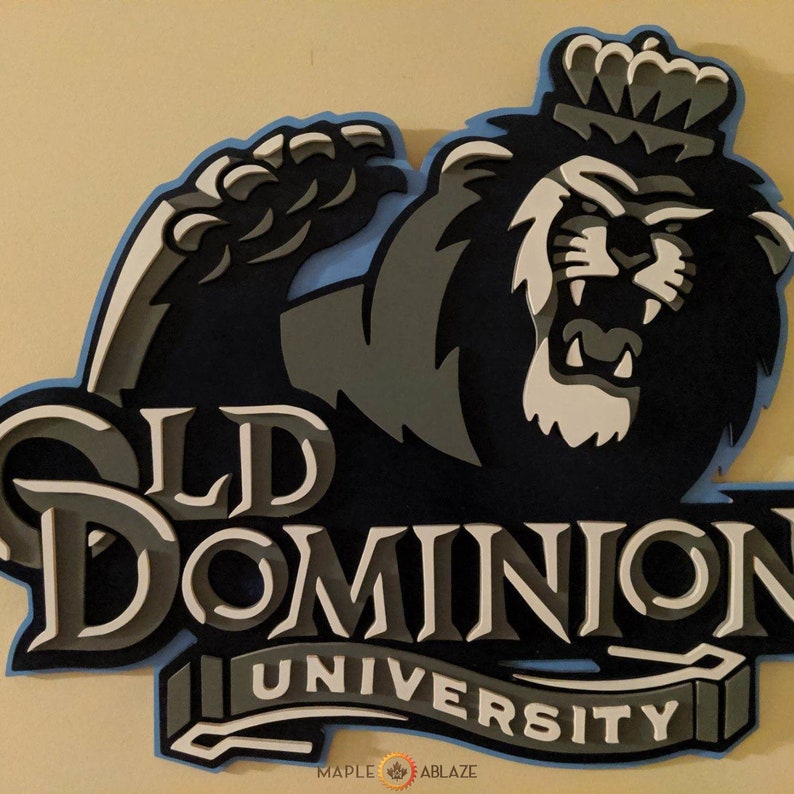 3D Old Dominion University Sign Etsy