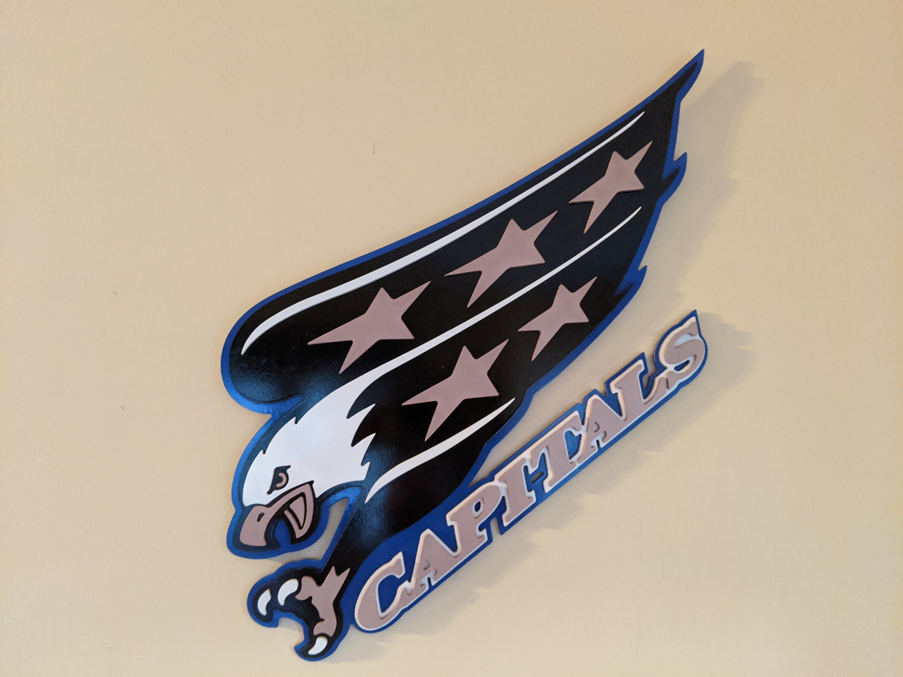 3D Washington Capitals Eagle Wooden Vintage Sign - Etsy