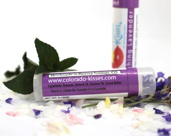 Laughing Lavender ALL NATURAL, handcrafted Lip Balm, Handmade Chapstick, Teacher gift, long lasting.