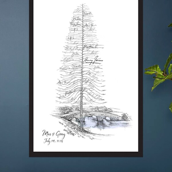 Wedding Guest Book Ornaments Etsy