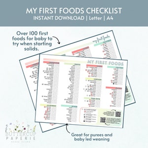 My First Foods | Baby Led Weaning and Purees | Starting Solids | Baby First | 100 First Foods