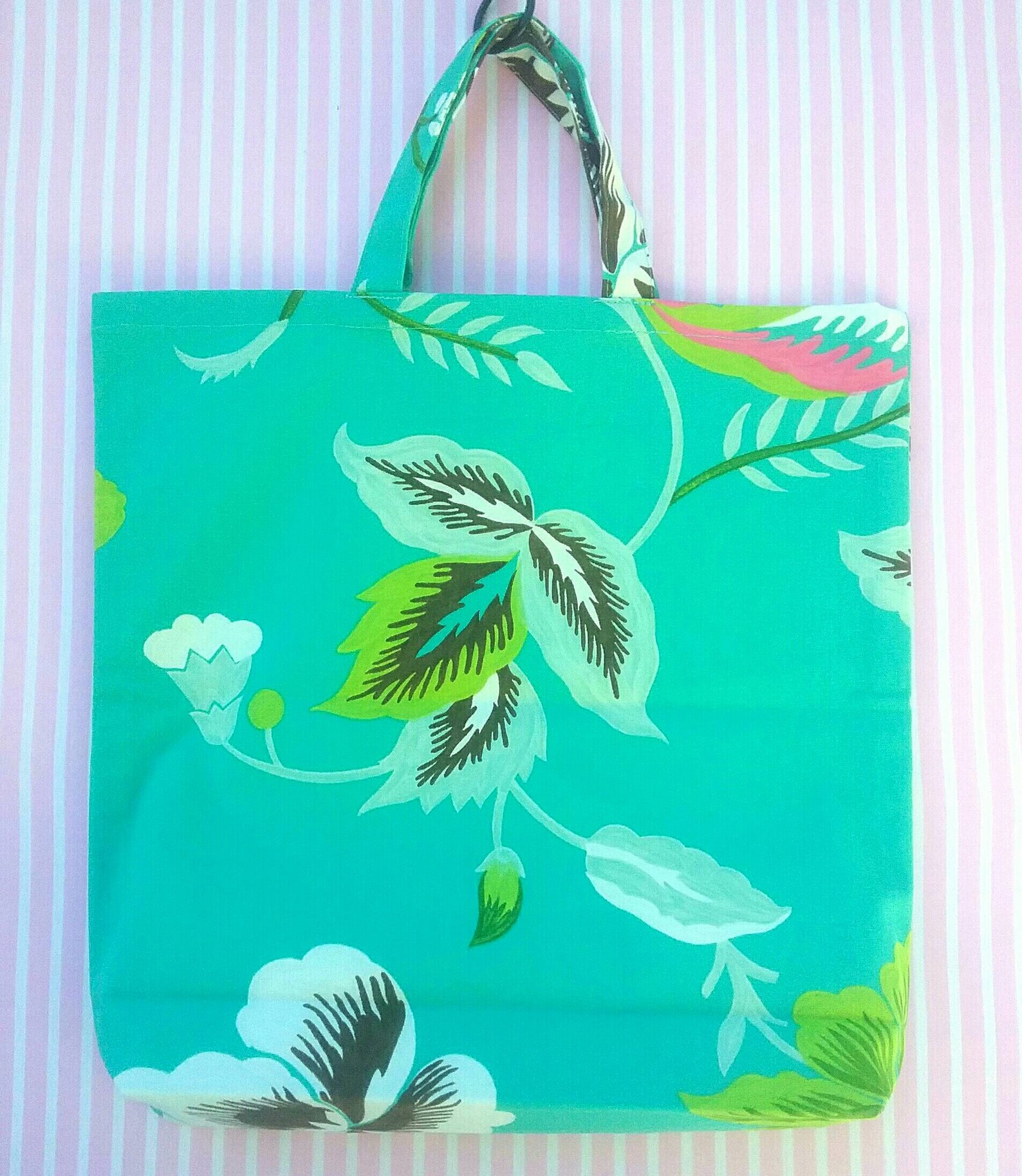 Handmade Cotton Fabric Carrier Bag Etsy Denmark
