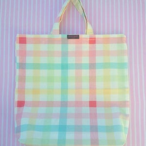 Handmade cotton fabric carrier bag