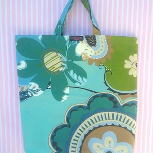 Handmade cotton/mix fabric carrier bag