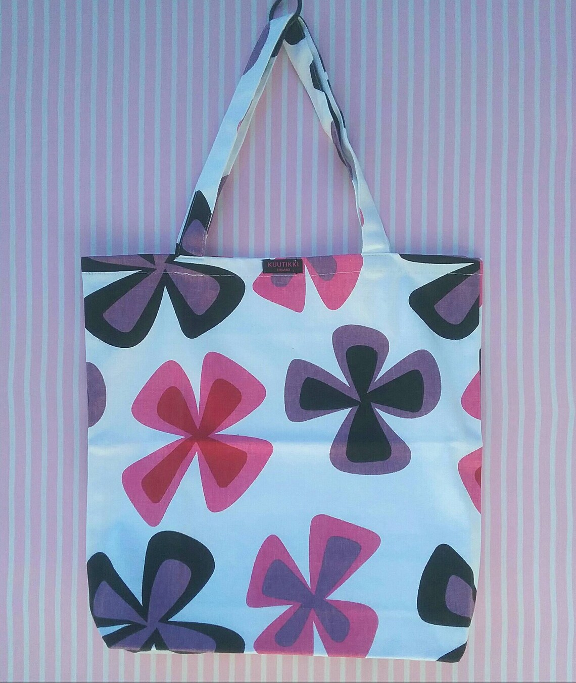 Handmade Cotton Fabric Carrier Bag Etsy