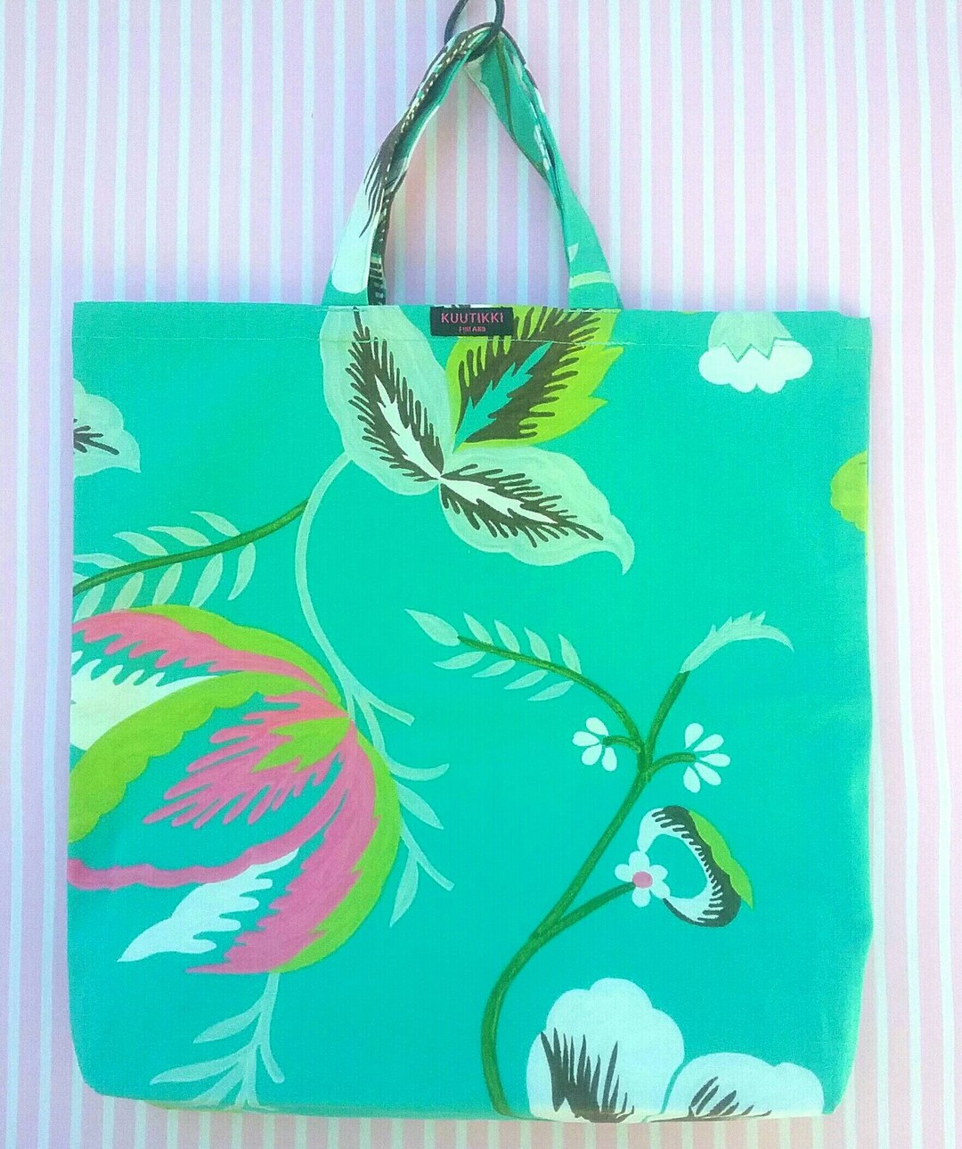 Handmade Cotton Fabric Carrier Bag Etsy Denmark