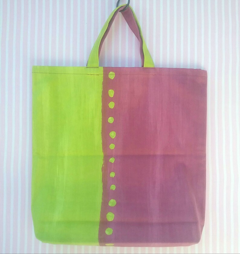 Handmade Cotton Fabric Carrier Bag Etsy