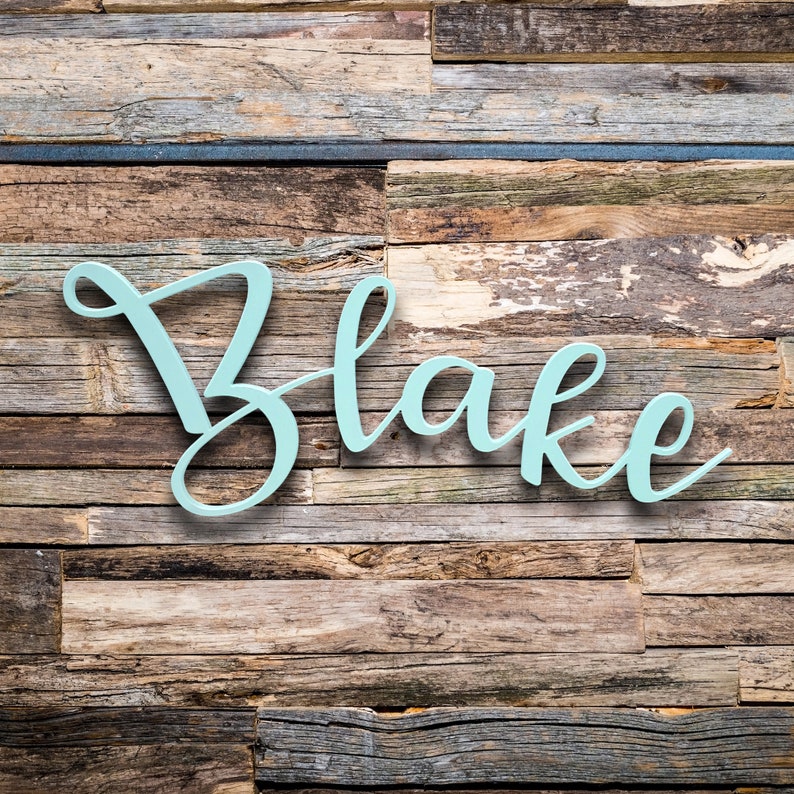 Custom Wooden Name Sign Personalized wood name sign up to Etsy