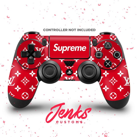 Supreme X Lv Inspired Controller Skin Ps4 Etsy