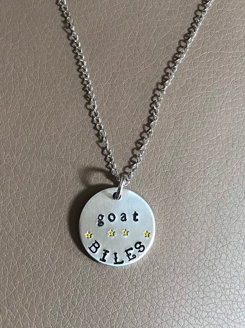 Goat greatest of all time simone biles gymnastics necklace ...