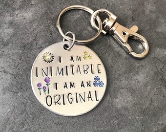 Hamilton theatre show quote keychain