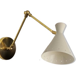 Italian wall light from the 50s Stilnovo style Black