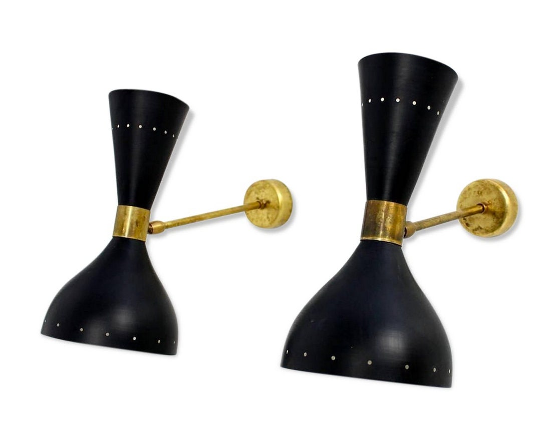 Applique Murale Italienne Style Années 50