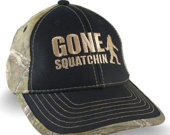 Gone Fishing Be Back Soon to Go Hunting Trucker Hat