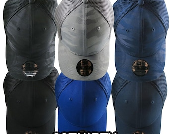 Custom Text Logo Embroidery Structured Fitted Popular Mesh Classic 39Thirty Baseball Cap: Size Range L to XL