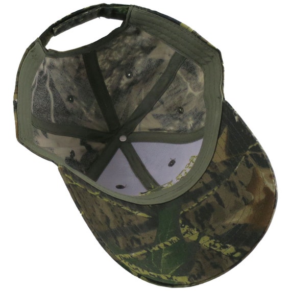 Nacido para pescar obligado a trabajar bordado en gorra de béisbol de  perfil clásico de camuflaje de leñador verde estructurado ajustable  Opciones personalizadas -  México