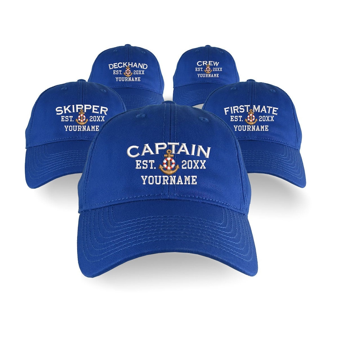 Custom Personalized Captain First Mate Skipper Deckhand Crew Etsy