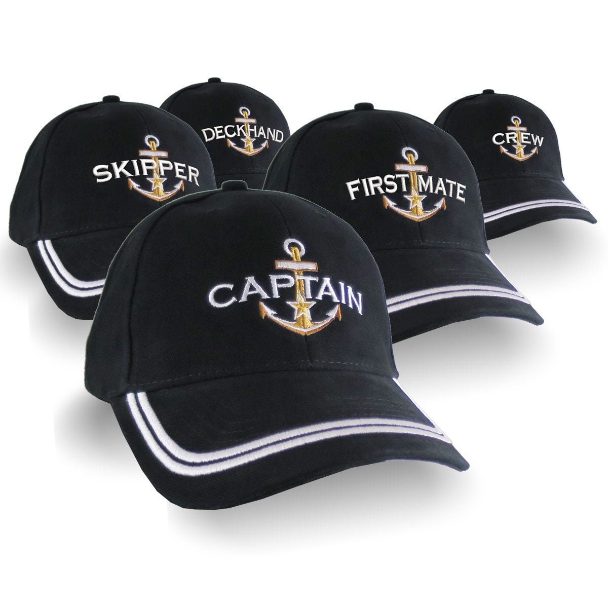 Nautical Star Anchor Captain and The Crew with Deckhand Etsy