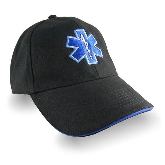 Paramedic EMT EMS Star of Life Embroidery on Adjustable