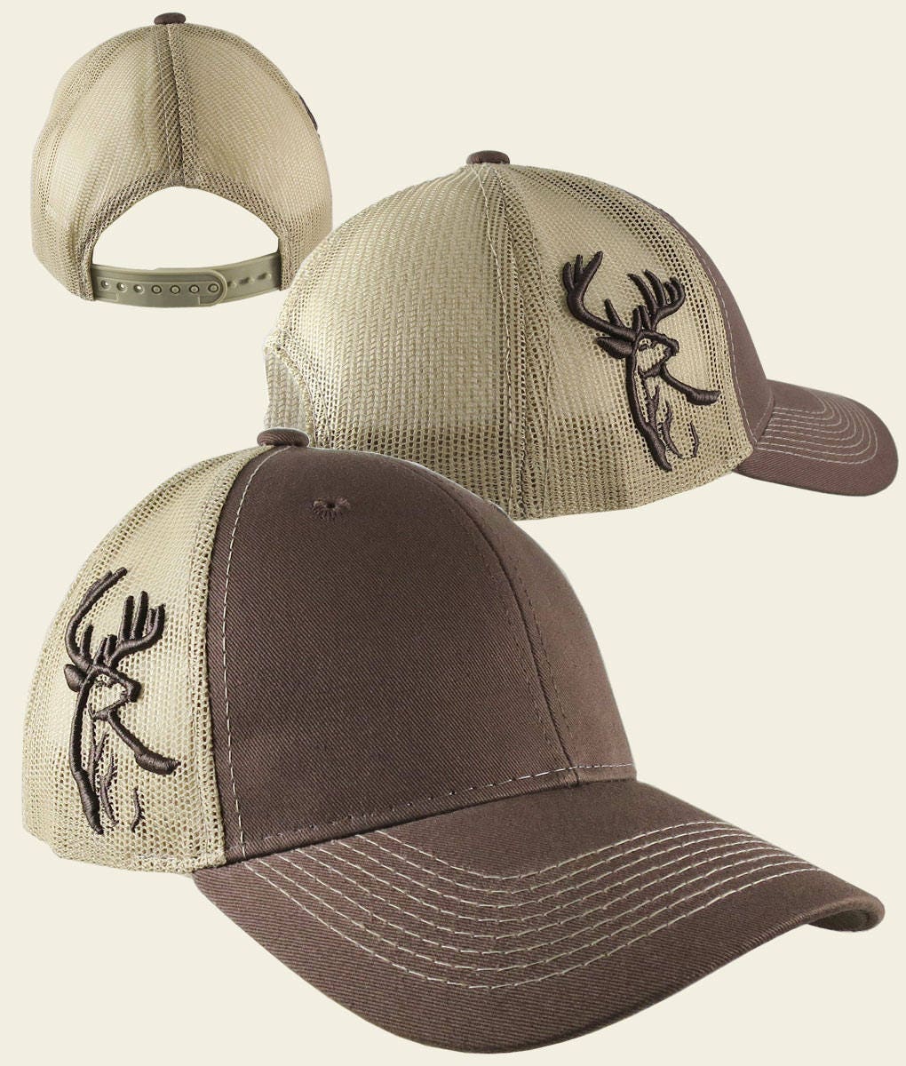 Custom Personalized White Tail Deer 3D Puff Embroidery on - Etsy