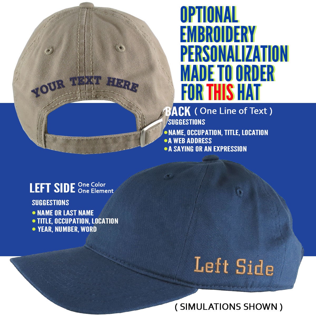 Structured hats sales vs unstructured hats
