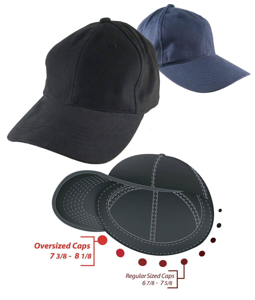 large size baseball caps