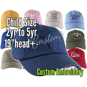 Toddler Baseball Cap: Custom Embroidered Dad Hat, 2-5 Yr