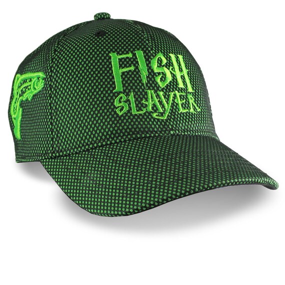 Custom Fish Slayer Trout Embroidery on an Adjustable Structured