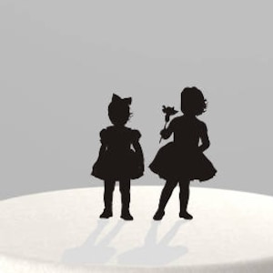Aggiungi un bambino al tuo cake topper, aggiungi bambino / bambini, età e sesso personalizzati, vedi SCONTI, acrilico [CT67]