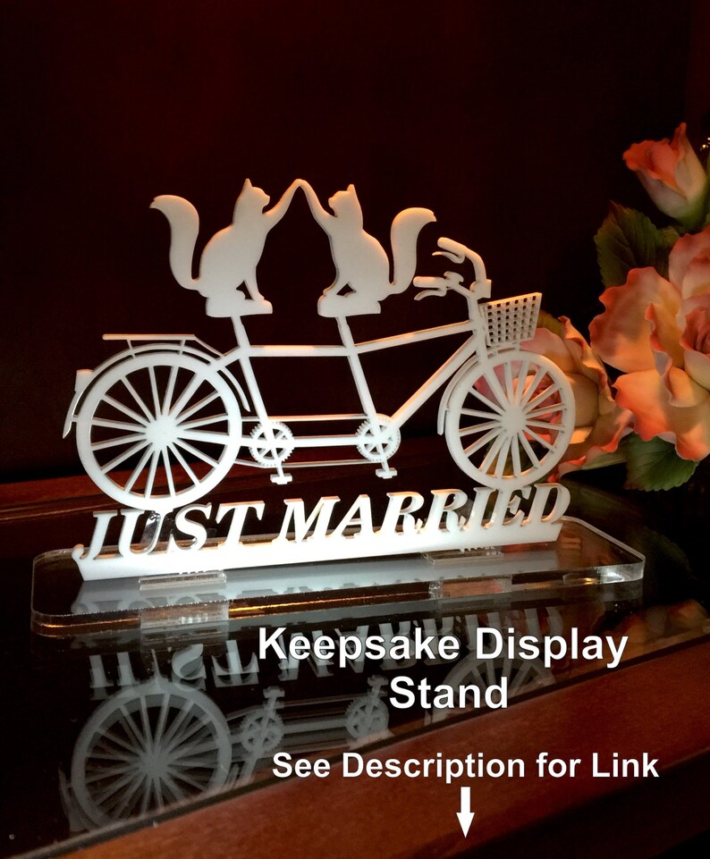 Wedding Cake Topper CT66f Two Children Groom Acrylic Cake Topper Family Cake Topper with Name Bride