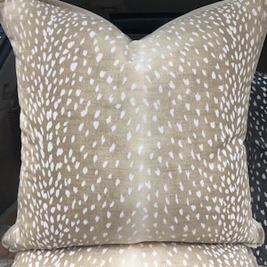 Fawn Antelope Pillow Cover // Fawn Antelope // Designer Pillow// Made to order