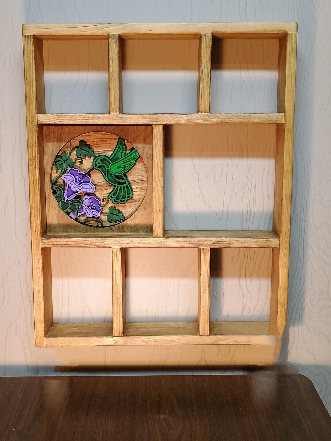 Large Shadow Box With Handpainted Layered Art - Etsy
