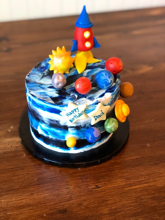 Planets Solar System Cake Toppers
