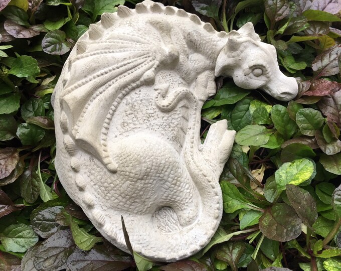 Dragon Statue Concrete Dragon Statue Concrete Statue Etsy