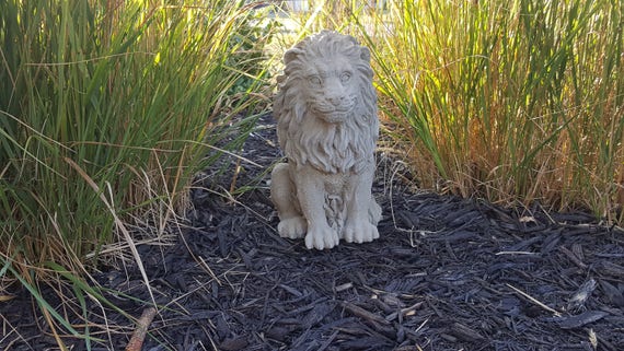 Lowen Statue Beton Lowe Beton Statue Beton Kunst Etsy