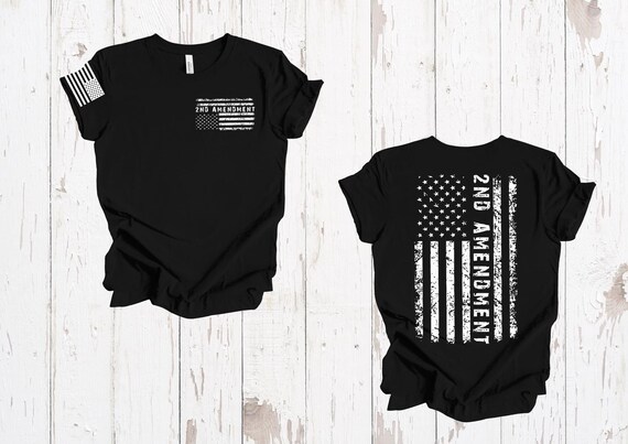 2nd Amendment Distressed American Flag Patriotic T Shirt 2nd Amendment Distressed American Flag Patriotic T Shirt