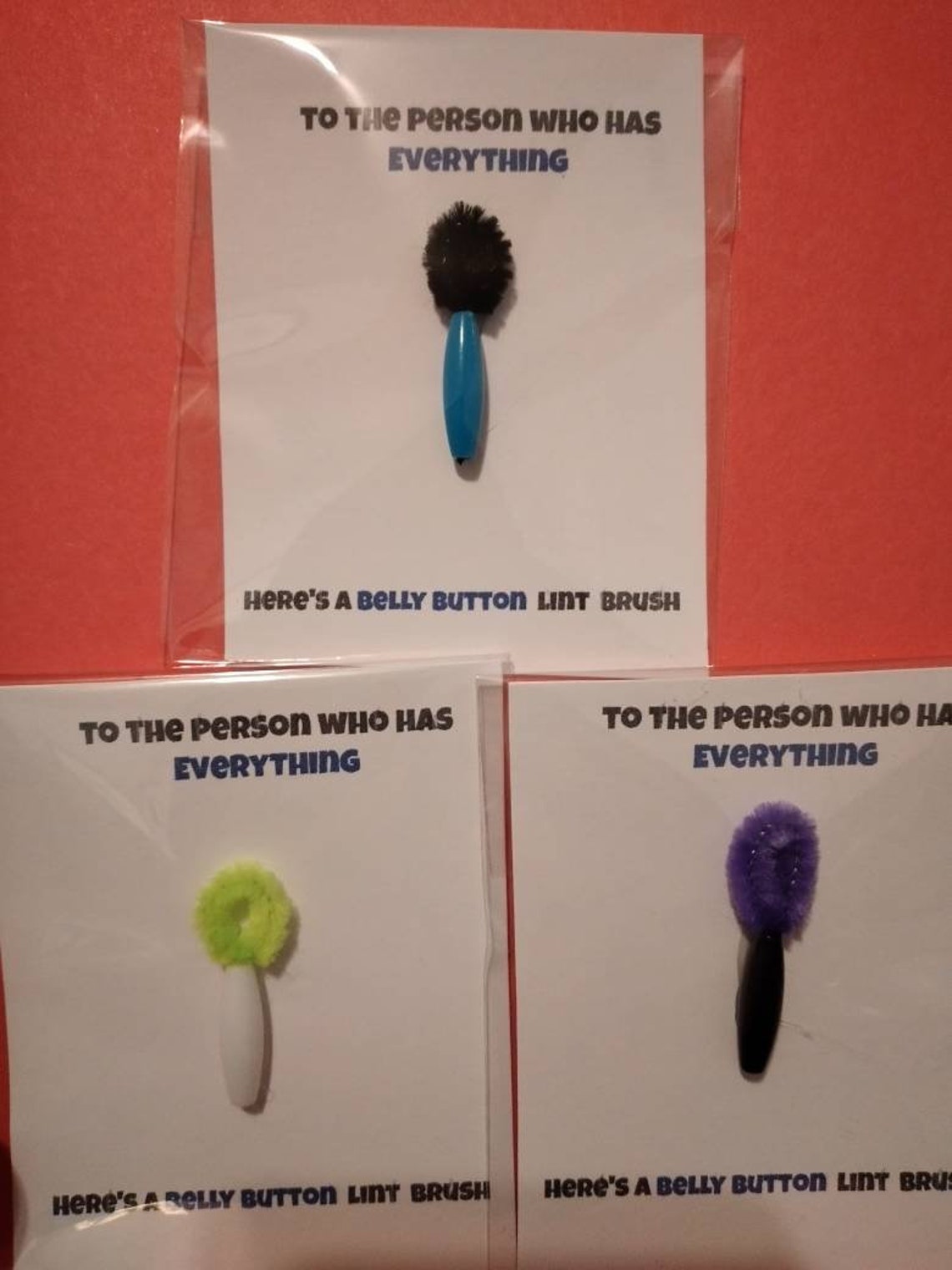 Belly Button Lint Brush/gag Gift/person Who Has Etsy