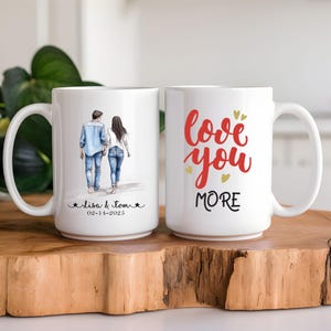 Valentijnsdagmok, mok koppels, mok koppel, mok koppel, Valentijnsmok, gepersonaliseerde koffiemok koppel, mok aangepaste vriend, cadeau vriendje, cadeau minnaar