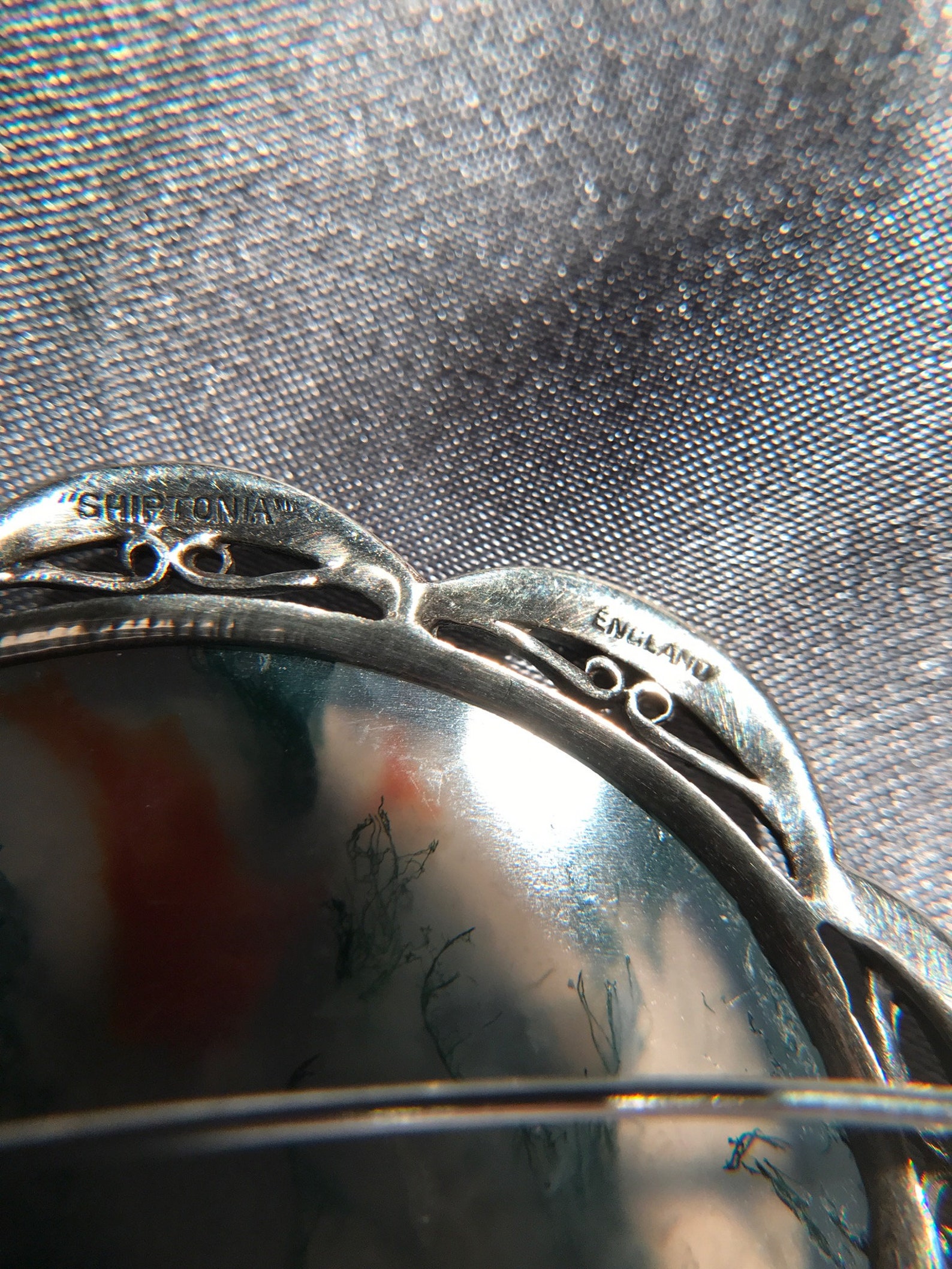 Sterling Silver Shiptonia Agate Brooch | Etsy