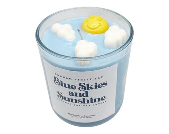 Blue Skies and Sunshine Candle