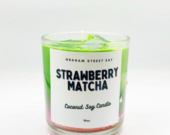 Iced Strawberry Matcha Candle