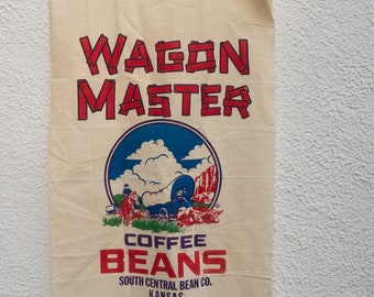 Vintage Wagon Master Coffee Bean Canvas