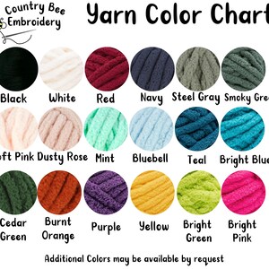 Custom Chenille Yarn Shirt: Personalized Team Spirit Tee image 4