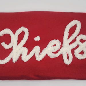 Custom Chenille Yarn Shirt: Personalized Team Spirit Tee image 7