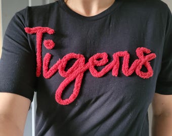 Custom Chenille Yarn Shirt: Personalized Team Spirit Tee