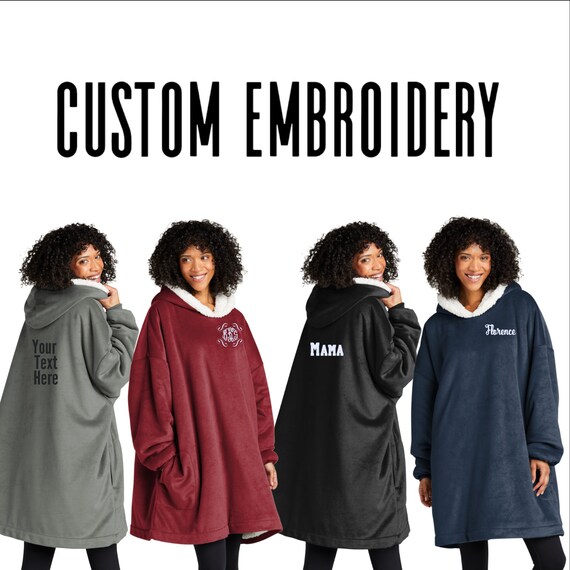 Hooded blanket custom new arrivals