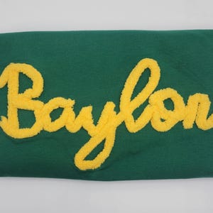 Custom Chenille Yarn Shirt: Personalized Team Spirit Tee image 8