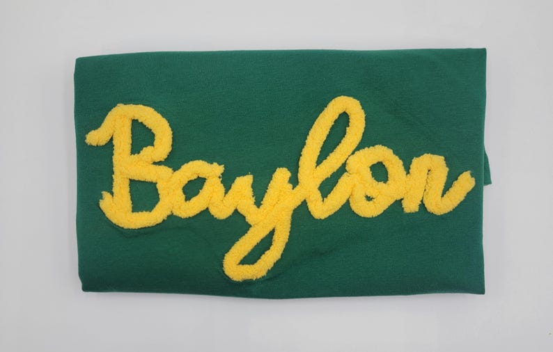 Custom Chenille Yarn Shirt: Personalized Team Spirit Tee image 8