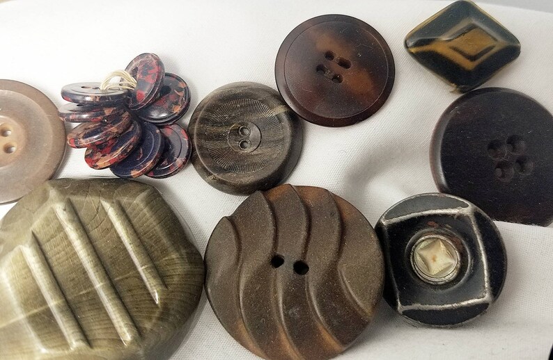 52count Antique Button Collection Etsy
