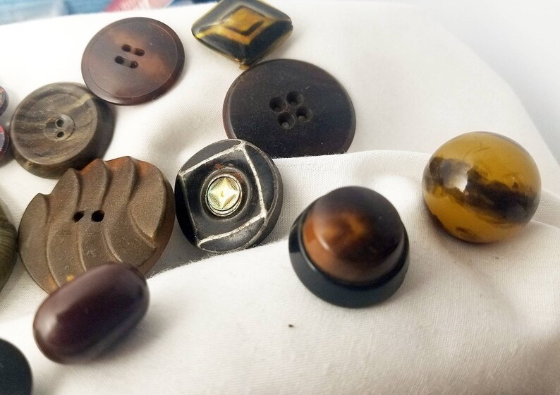 52count Antique Button Collection Etsy